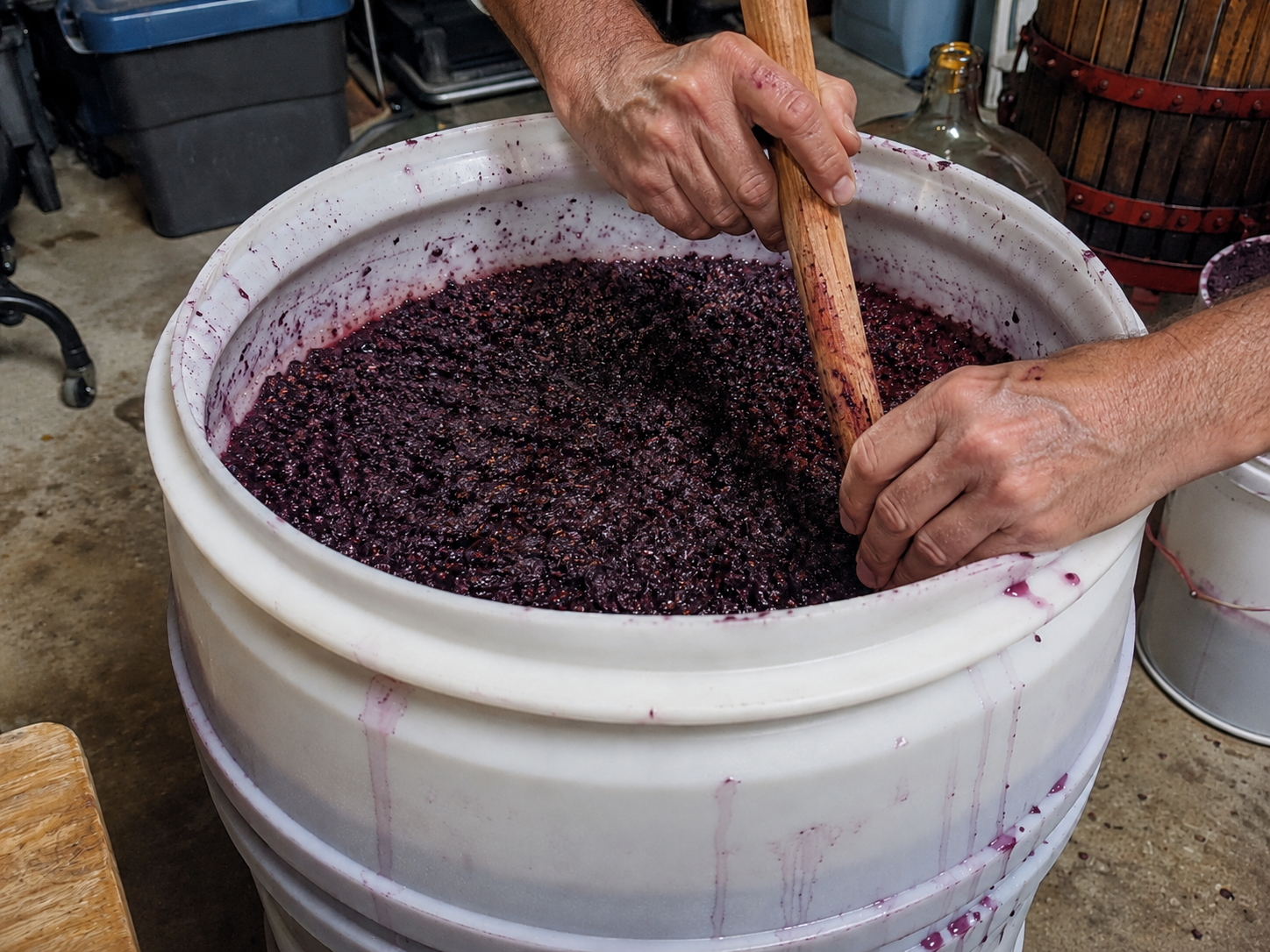 Wine in the Cantina